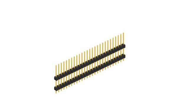 Fischer Elektronik Stiftleiste (Standard) Anzahl Reihen: 1 10051098 10St.