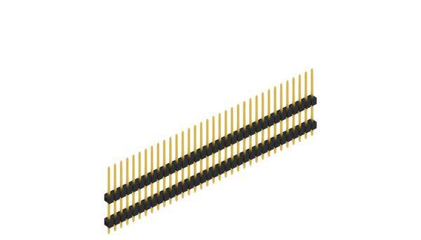 Fischer Elektronik Stiftleiste (Standard) Anzahl Reihen: 1 10051114 10St.