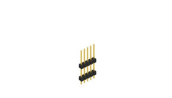 Fischer Elektronik Stiftleiste (Standard) Anzahl Reihen: 1 10051046 10St.
