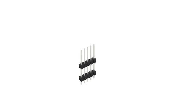 Fischer Elektronik Stiftleiste (Standard) Anzahl Reihen: 1 10051047 10St.