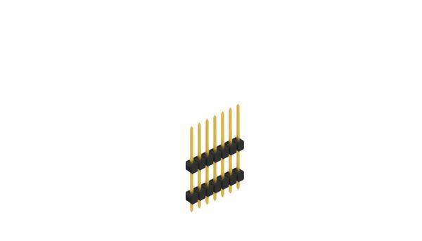 Fischer Elektronik Stiftleiste (Standard) Anzahl Reihen: 1 10051052 10St.