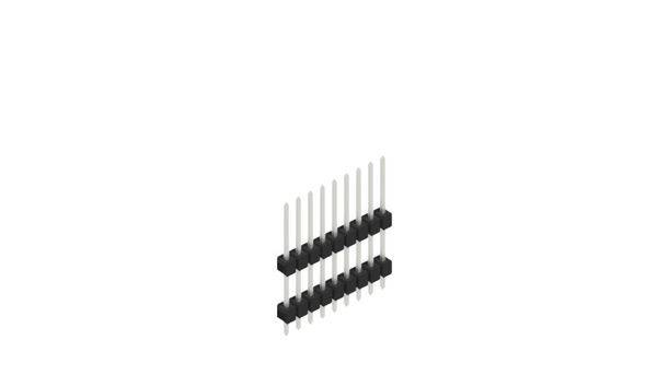 Fischer Elektronik Stiftleiste (Standard) Anzahl Reihen: 1 10051058 10St.