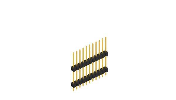 Fischer Elektronik Stiftleiste (Standard) Anzahl Reihen: 1 10051153 10St.