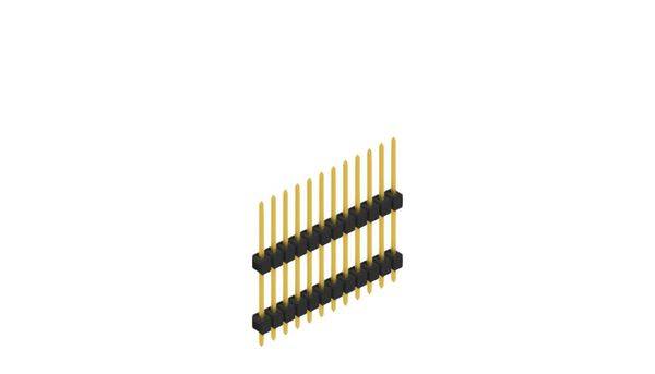 Fischer Elektronik Stiftleiste (Standard) Anzahl Reihen: 1 10051156 10St.