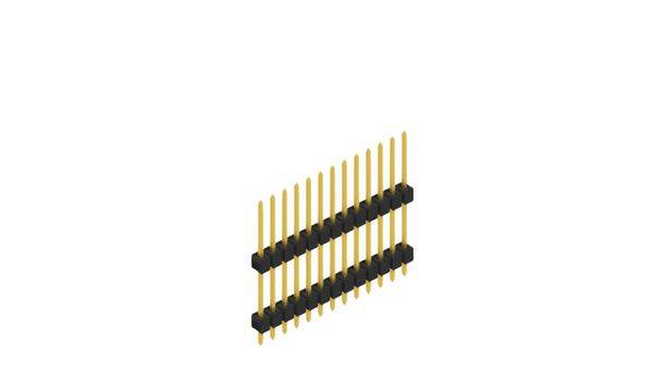 Fischer Elektronik Stiftleiste (Standard) Anzahl Reihen: 1 10051160 10St.