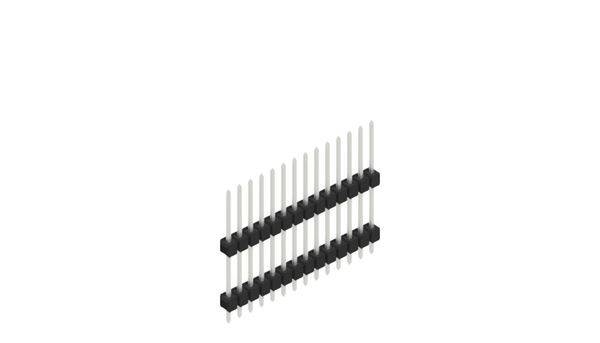 Fischer Elektronik Stiftleiste (Standard) Anzahl Reihen: 1 10051165 10St.