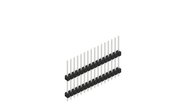 Fischer Elektronik Stiftleiste (Standard) Anzahl Reihen: 1 10051172 10St.