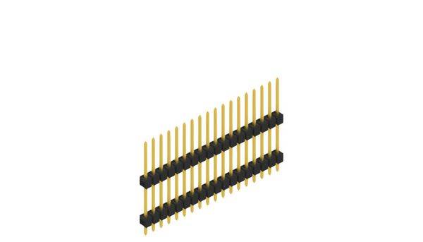 Fischer Elektronik Stiftleiste (Standard) Anzahl Reihen: 1 10051176 10St.