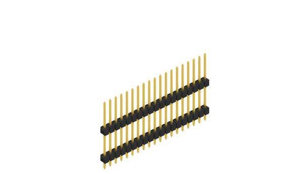 Fischer Elektronik Stiftleiste (Standard) Anzahl Reihen: 1 10051179 10St.
