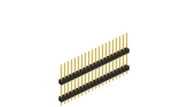 Fischer Elektronik Stiftleiste (Standard) Anzahl Reihen: 1 10051181 10St.