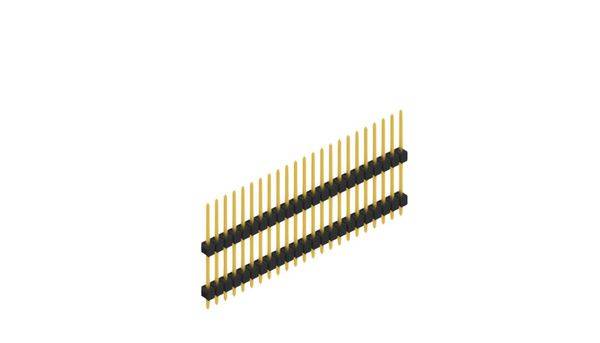 Fischer Elektronik Stiftleiste (Standard) Anzahl Reihen: 1 10051183 10St.