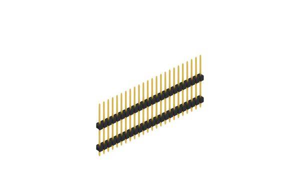 Fischer Elektronik Stiftleiste (Standard) Anzahl Reihen: 1 10051184 10St.