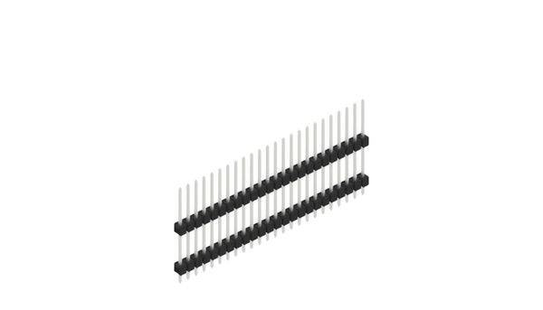 Fischer Elektronik Stiftleiste (Standard) Anzahl Reihen: 1 SL1314724Z 10St.