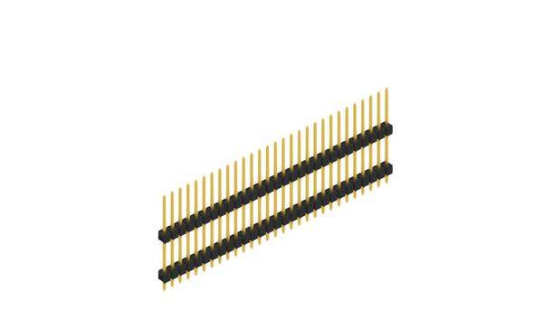 Fischer Elektronik Stiftleiste (Standard) Anzahl Reihen: 1 SL1314729G 10St.