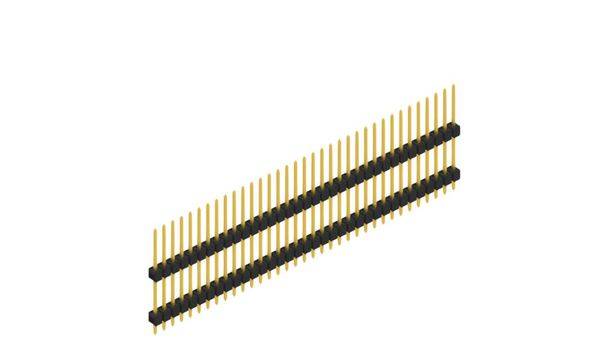Fischer Elektronik Stiftleiste (Standard) Anzahl Reihen: 1 SL1314735G 10St.