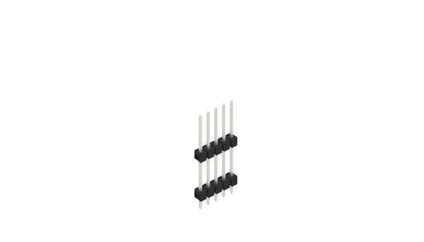 Fischer Elektronik Stiftleiste (Standard) Anzahl Reihen: 1 10051135 10St.