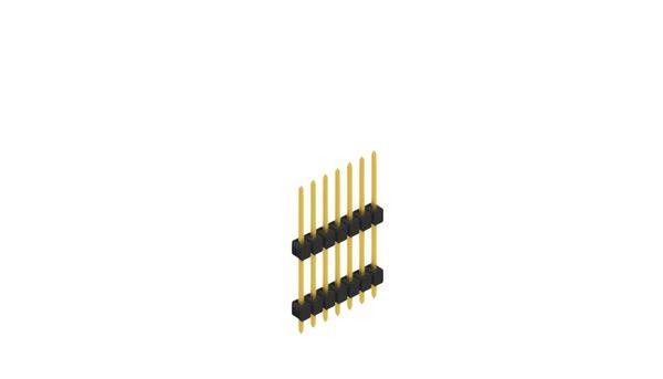 Fischer Elektronik Stiftleiste (Standard) Anzahl Reihen: 1 10051140 10St.