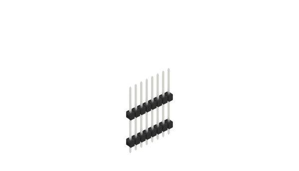 Fischer Elektronik Stiftleiste (Standard) Anzahl Reihen: 1 10051145 10St.