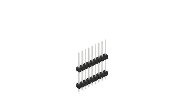 Fischer Elektronik Stiftleiste (Standard) Anzahl Reihen: 1 10051149 10St.