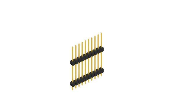 Fischer Elektronik Stiftleiste (Standard) Anzahl Reihen: 1 10051205 10St.