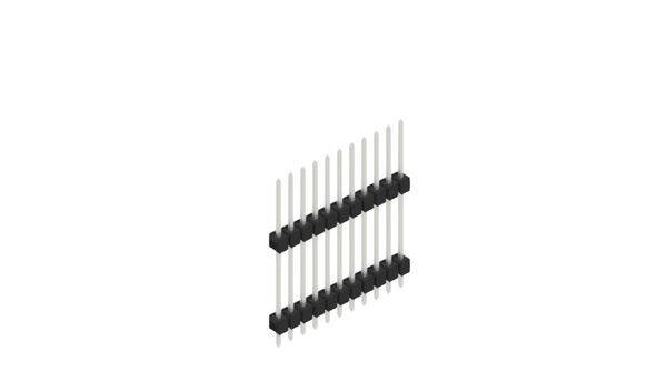 Fischer Elektronik Stiftleiste (Standard) Anzahl Reihen: 1 SL1318711Z 10St.