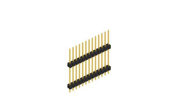 Fischer Elektronik Stiftleiste (Standard) Anzahl Reihen: 1 SL1318713G 10St.
