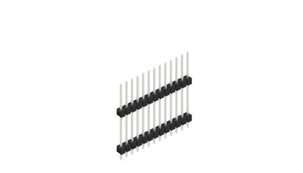 Fischer Elektronik Stiftleiste (Standard) Anzahl Reihen: 1 SL1318713Z 10St.