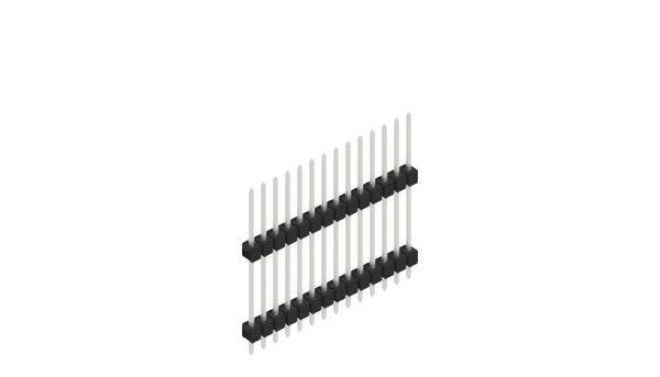 Fischer Elektronik Stiftleiste (Standard) Anzahl Reihen: 1 SL1318714Z 10St.