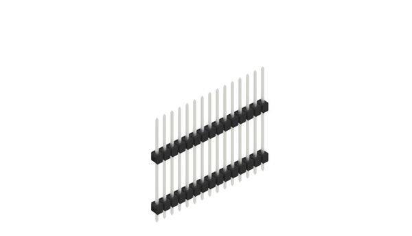 Fischer Elektronik Stiftleiste (Standard) Anzahl Reihen: 1 SL1318715Z 10St.