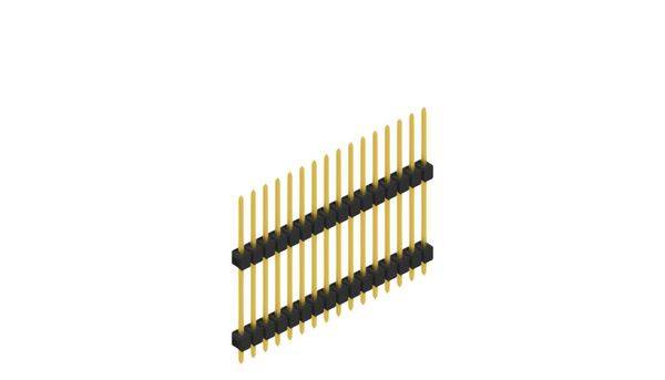 Fischer Elektronik Stiftleiste (Standard) Anzahl Reihen: 1 10051214 10St.