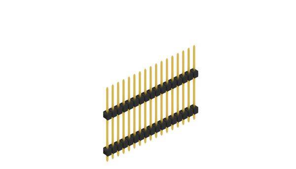 Fischer Elektronik Stiftleiste (Standard) Anzahl Reihen: 1 SL1318717G 10St.