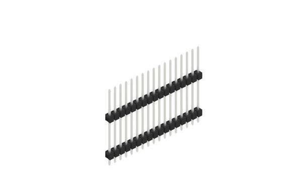 Fischer Elektronik Stiftleiste (Standard) Anzahl Reihen: 1 SL1318717Z 10St.