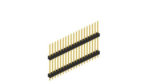 Fischer Elektronik Stiftleiste (Standard) Anzahl Reihen: 1 SL1318719G 10St.