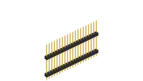 Fischer Elektronik Stiftleiste (Standard) Anzahl Reihen: 1 10051216 10St.
