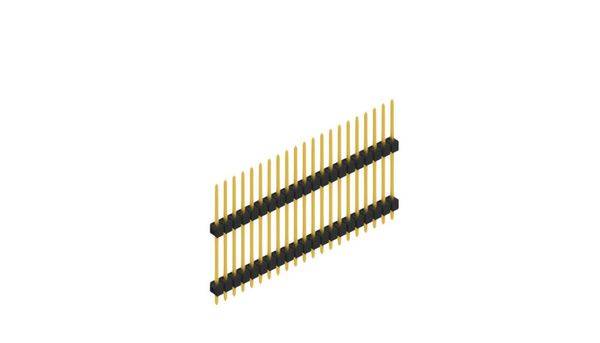 Fischer Elektronik Stiftleiste (Standard) Anzahl Reihen: 1 SL1318721G 10St.
