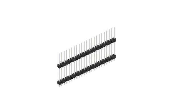 Fischer Elektronik Stiftleiste (Standard) Anzahl Reihen: 1 SL1318723Z 10St.