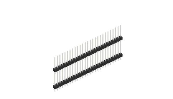 Fischer Elektronik Stiftleiste (Standard) Anzahl Reihen: 1 SL1318727Z 10St.