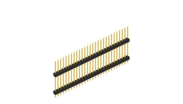 Fischer Elektronik Stiftleiste (Standard) Anzahl Reihen: 1 SL1318728G 10St.