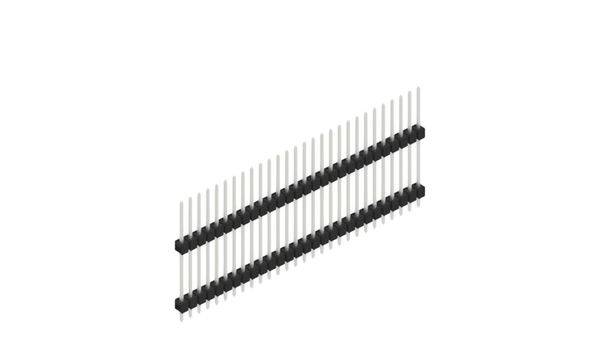 Fischer Elektronik Stiftleiste (Standard) Anzahl Reihen: 1 SL1318728Z 10St.