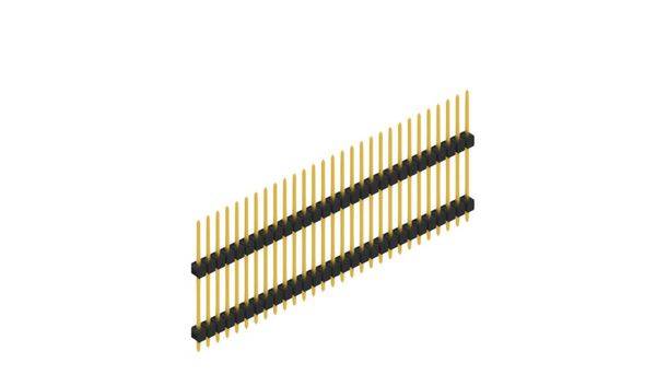 Fischer Elektronik Stiftleiste (Standard) Anzahl Reihen: 1 SL1318729G 10St.