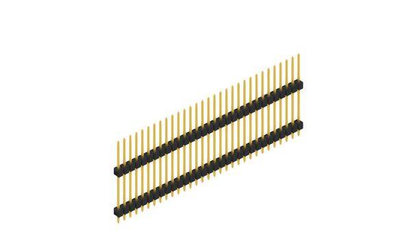 Fischer Elektronik Stiftleiste (Standard) Anzahl Reihen: 1 SL1318731G 10St.