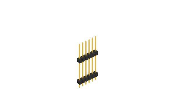 Fischer Elektronik Stiftleiste (Standard) Anzahl Reihen: 1 10051198 10St.