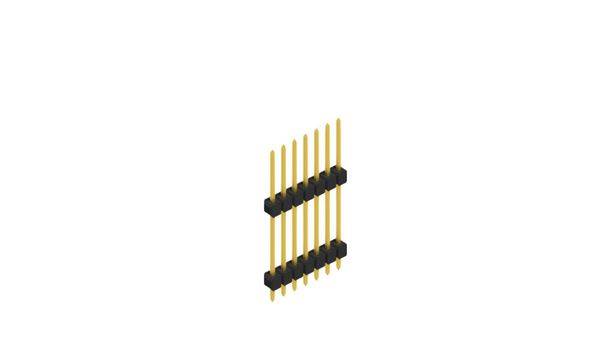 Fischer Elektronik Stiftleiste (Standard) Anzahl Reihen: 1 10051200 10St.