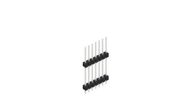 Fischer Elektronik Stiftleiste (Standard) Anzahl Reihen: 1 10051202 10St.