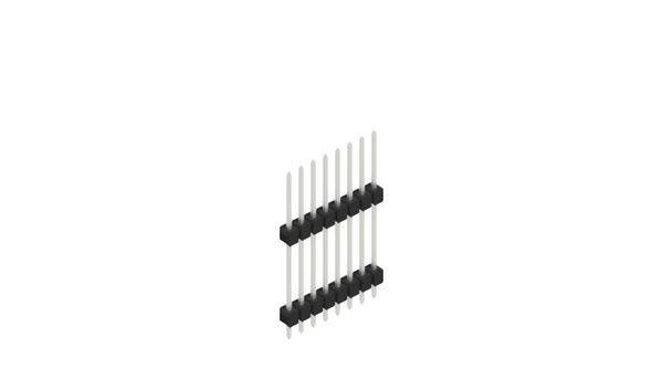 Fischer Elektronik Stiftleiste (Standard) Anzahl Reihen: 1 10051204 10St.