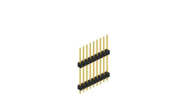 Fischer Elektronik Stiftleiste (Standard) Anzahl Reihen: 1 SL131879G 10St.