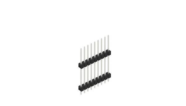 Fischer Elektronik Stiftleiste (Standard) Anzahl Reihen: 1 SL131879Z 10St.