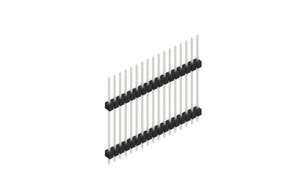 Fischer Elektronik Stiftleiste (Standard) Anzahl Reihen: 1 SL1323517Z 10St.