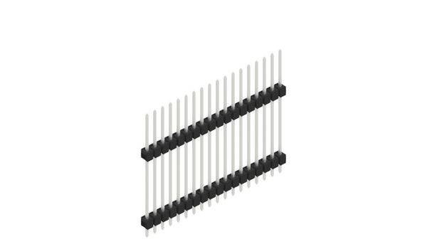 Fischer Elektronik Stiftleiste (Standard) Anzahl Reihen: 1 SL1323518Z 10St.