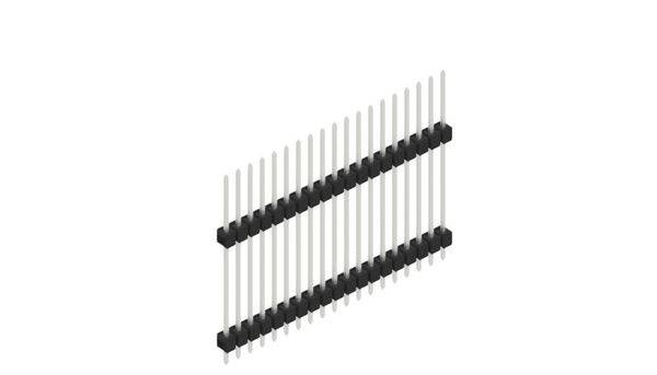 Fischer Elektronik Stiftleiste (Standard) Anzahl Reihen: 1 10051244 10St.